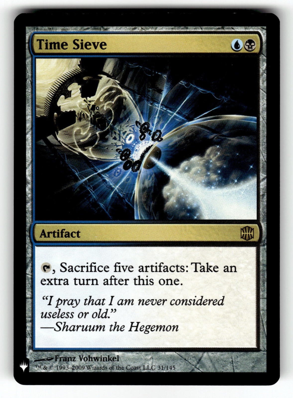 Time Sieve – 31 LIST: The List Reprints R NM