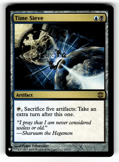 Time Sieve – 31 LIST: The List Reprints R NM