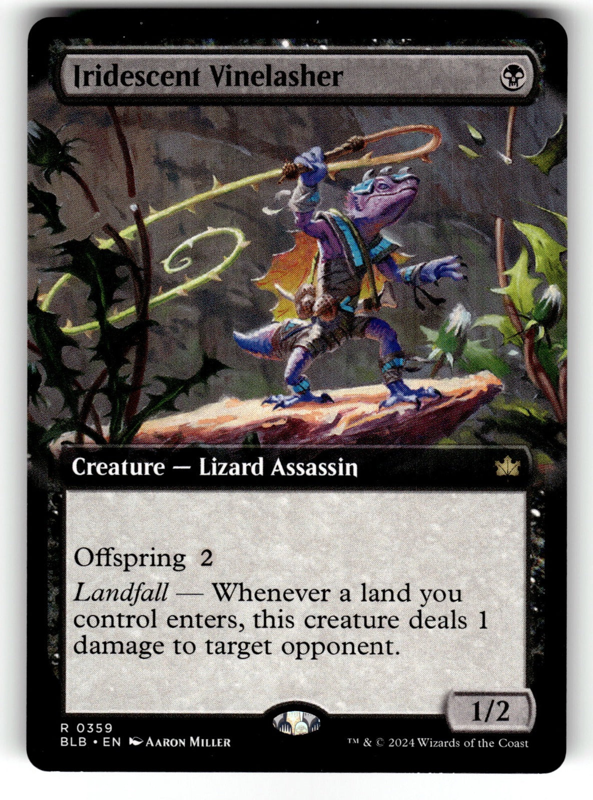 Iridescent Vinelasher (Extended Art) – 359 BLB: Bloomburrow R NM