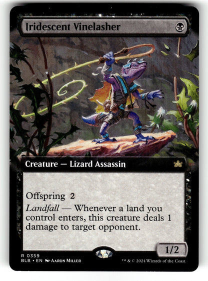 Iridescent Vinelasher (Extended Art) – 359 BLB: Bloomburrow R NM
