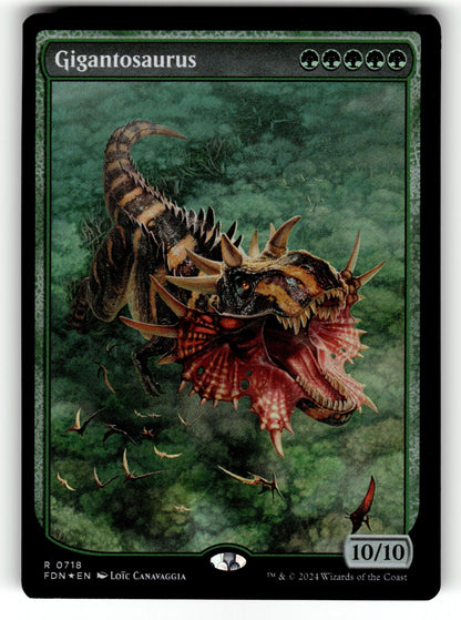 Gigantosaurus (Full Art) – 718 FDN: Foundations R Foil NM