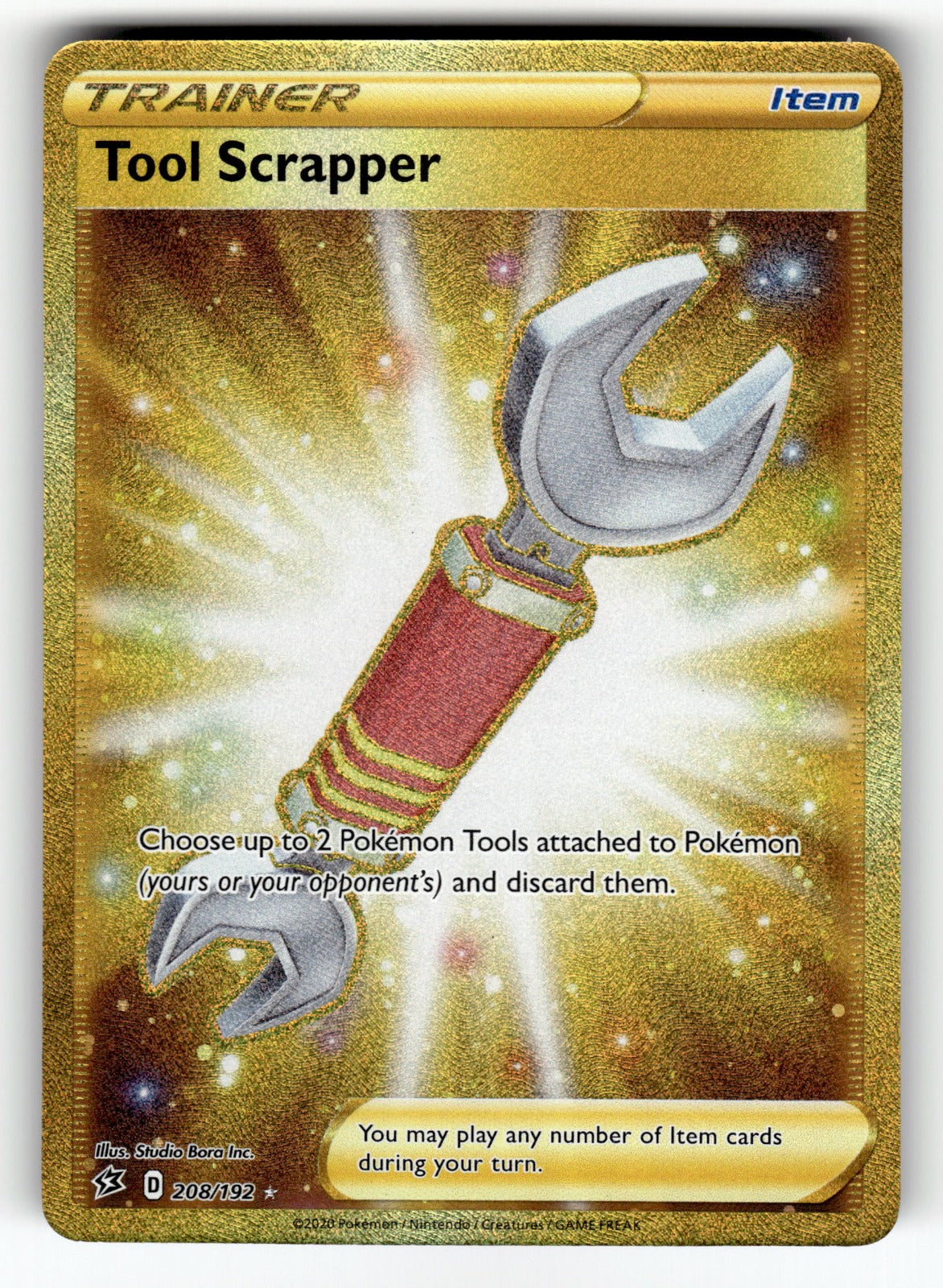 Tool Scrapper (Secret) – 208/192 SWSH02: SWSH02: Rebel Clash Secret Rare Holo NM