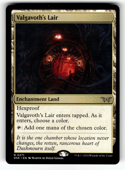 Valgavoth's Lair – 271 DSK: Duskmourn: House of Horror R NM
