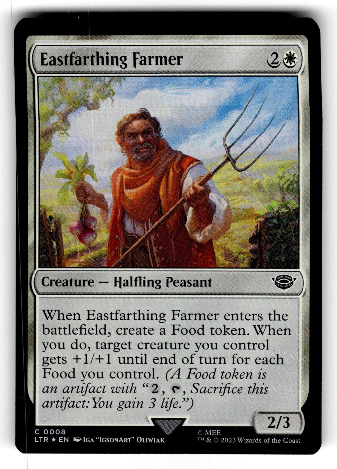 Eastfarthing Farmer – 8 LTR: Universes Beyond: The Lord of the Rings: Tales of Middle-earth C Foil NM