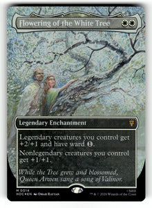 Flowering of the White Tree (Borderless) – 14 HOC: The Hobbit: Eternal-Legal M Foil NM
