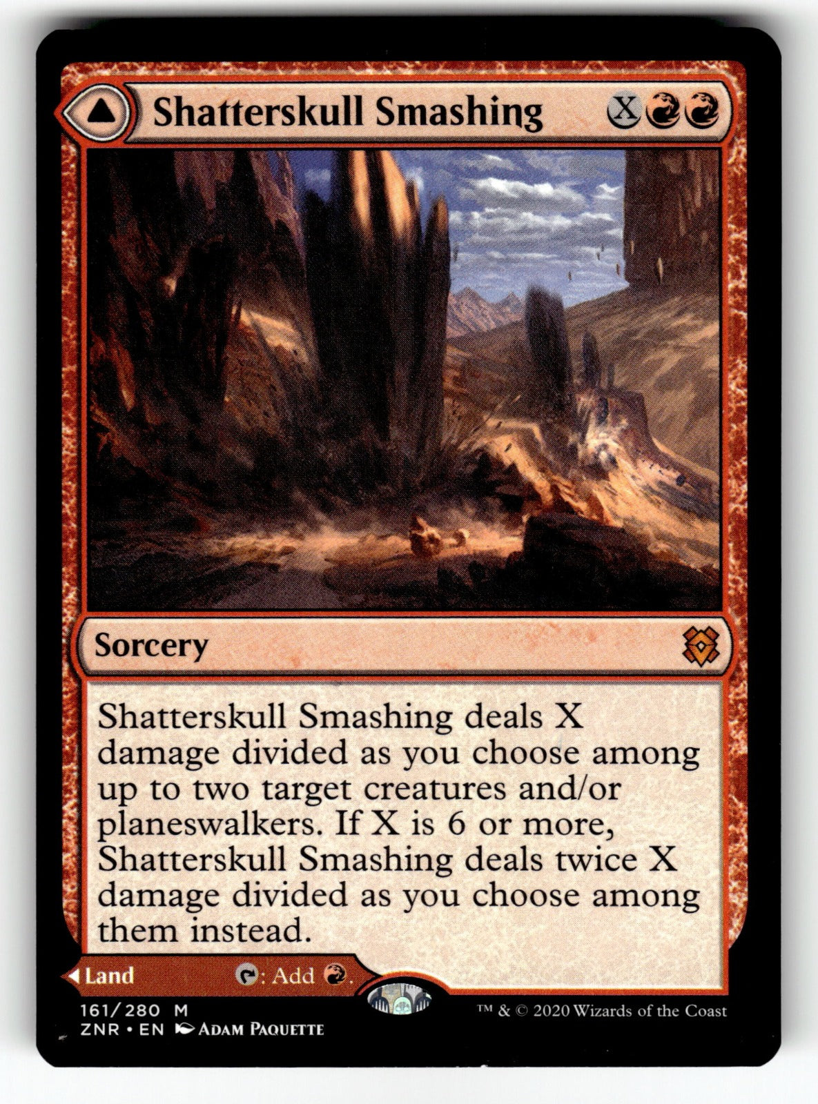 Shatterskull Smashing – 161 ZNR: Zendikar Rising M NM