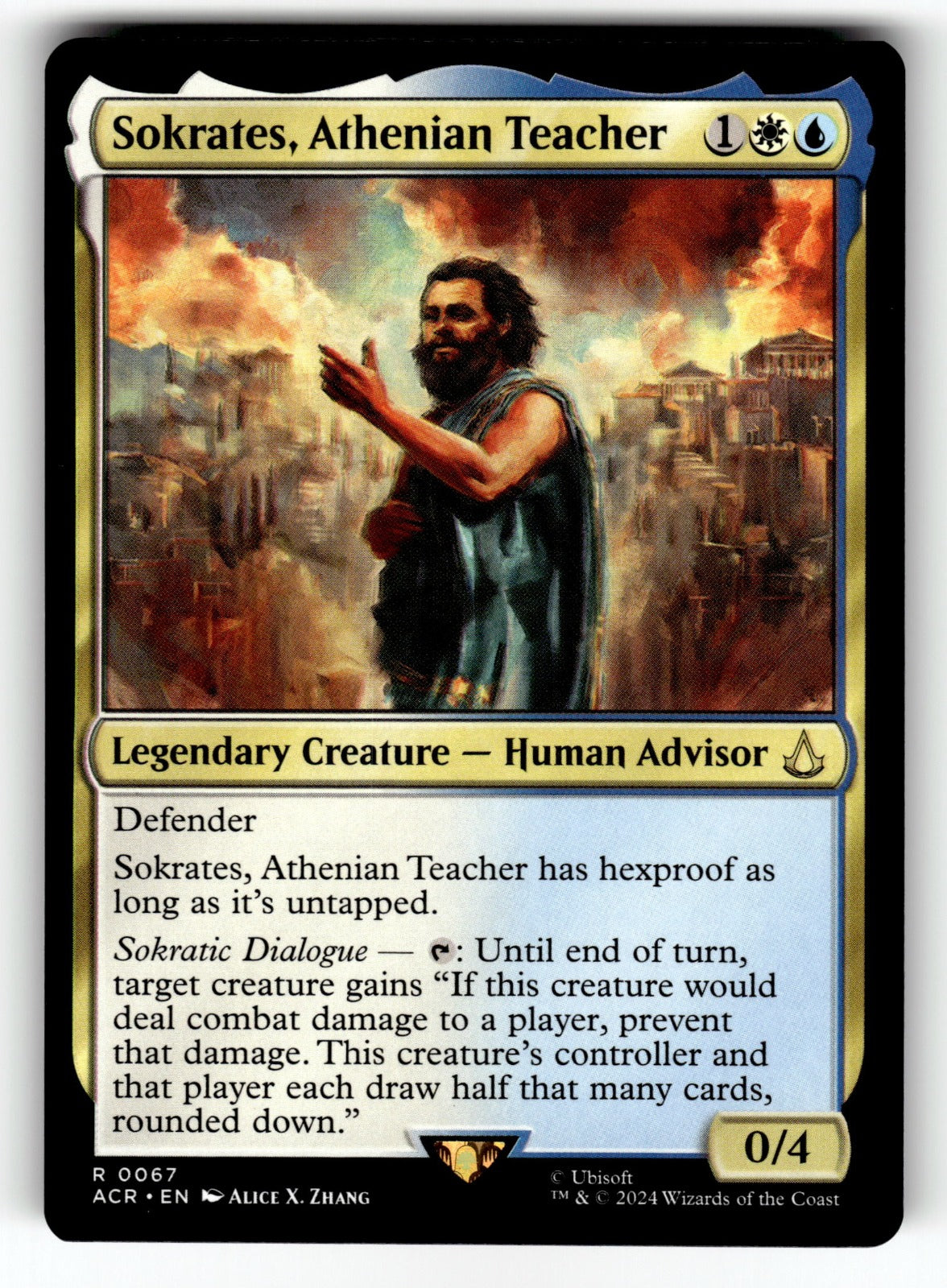 Sokrates, Athenian Teacher – 67 ACR: Universes Beyond: Assassin's Creed R NM