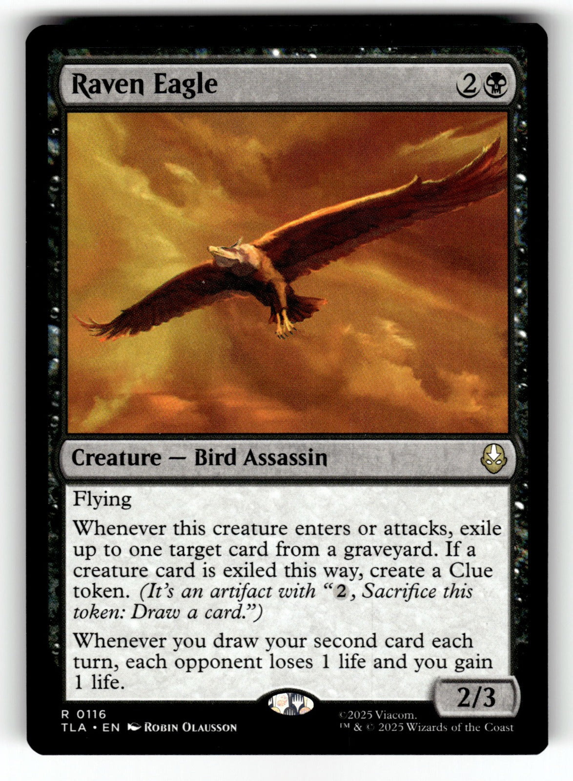 Raven Eagle – 116 TLA: Avatar: The Last Airbender R NM