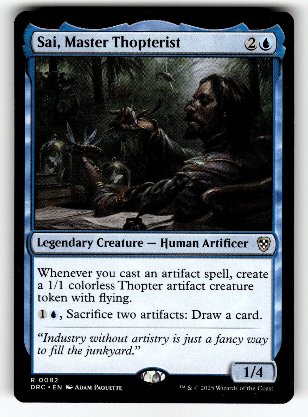 Sai, Master Thopterist – 82 DRC: Commander: Aetherdrift R NM