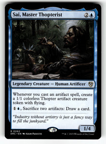 Sai, Master Thopterist – 82 DRC: Commander: Aetherdrift R NM