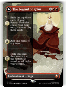 The Legend of Roku (Borderless) – 357 TLA: Avatar: The Last Airbender M NM