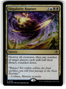 Singularity Rupture – 228 EOE: Edge of Eternities R Foil NM