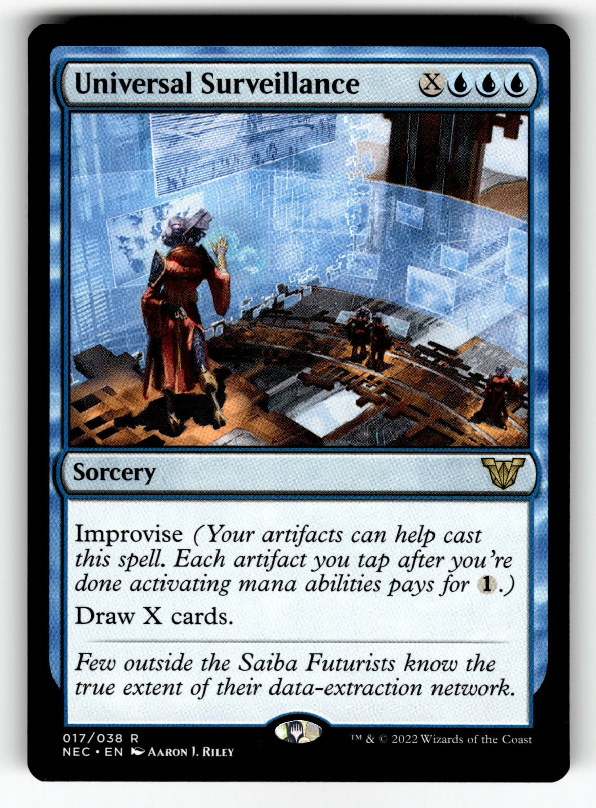 Universal Surveillance – 17 NEC: Commander: Kamigawa: Neon Dynasty R NM