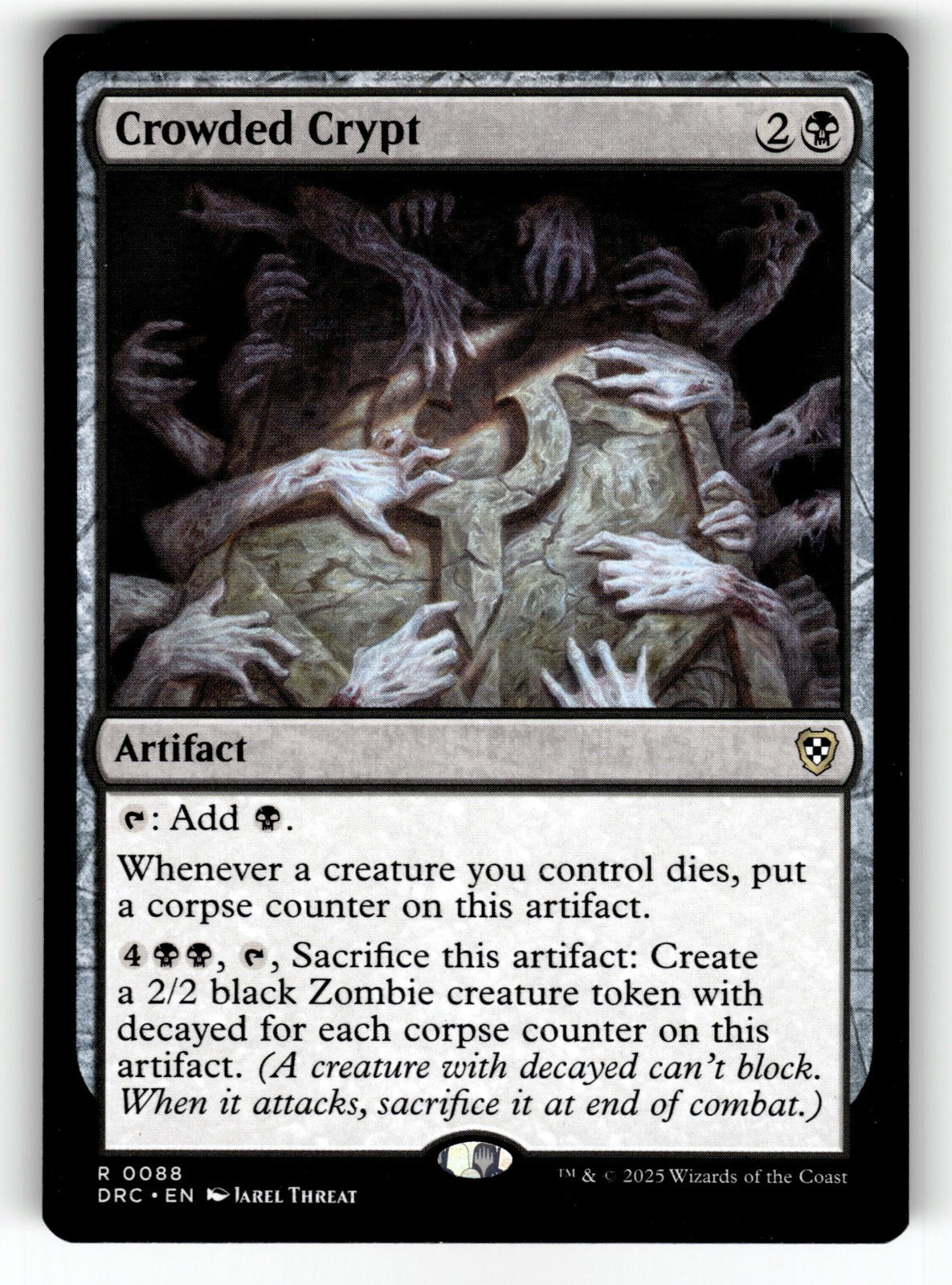 Crowded Crypt – 88 DRC: Commander: Aetherdrift R NM