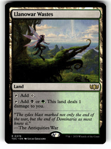 Llanowar Wastes – 376 TDC: Commander: Tarkir: Dragonstorm R NM
