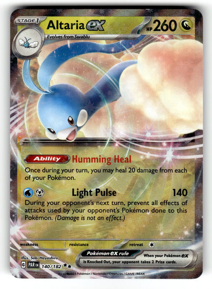 Altaria ex – 140/182 PAR: SV04: Paradox Rift Double Rare Holo NM