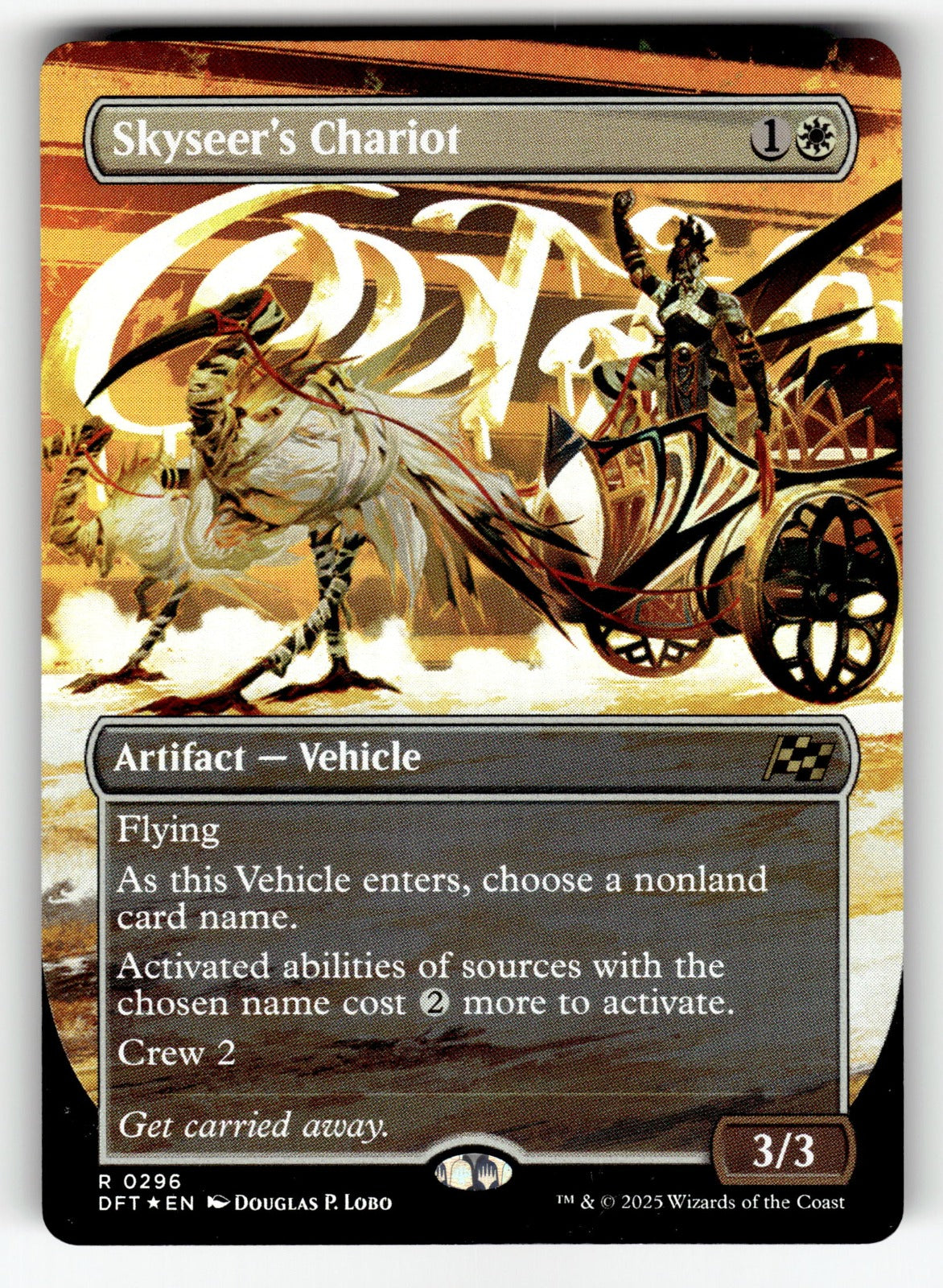 Skyseer's Chariot (Borderless) – 296 DFT: Aetherdrift R Foil NM