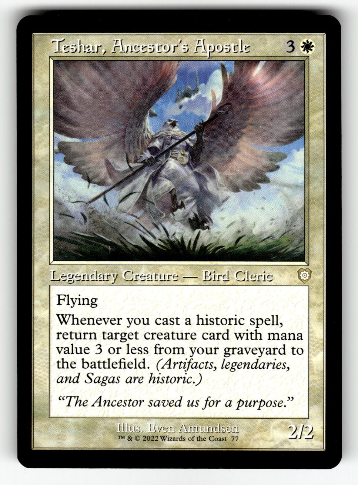 Teshar, Ancestor's Apostle (Retro Frame) – 77 BRC: Commander: The Brothers' War R LP