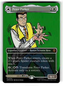 Peter Parker () (Borderless) – 232 SPM: Marvel's Spider-Man M FoilNM