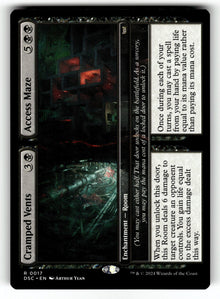 Cramped Vents // Access Maze – 17 DSC: Commander: Duskmourn: House of Horror R LP