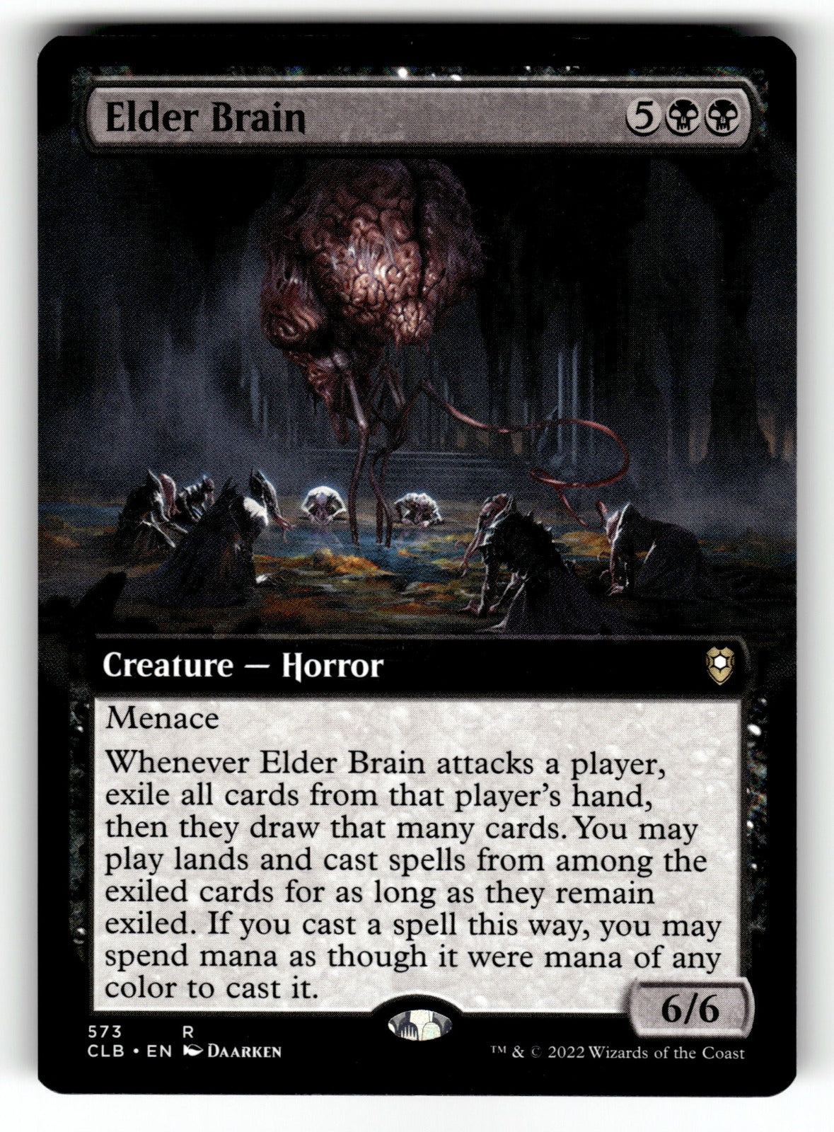 Elder Brain (Extended Art) – 573 CLB: Commander Legends: Battle for Baldur's Gate R NM