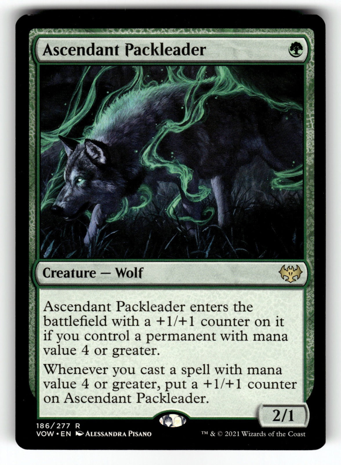 Ascendant Packleader – 186 VOW: Innistrad: Crimson Vow R LP