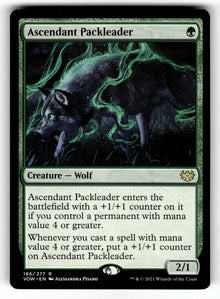 Ascendant Packleader – 186 VOW: Innistrad: Crimson Vow R LP