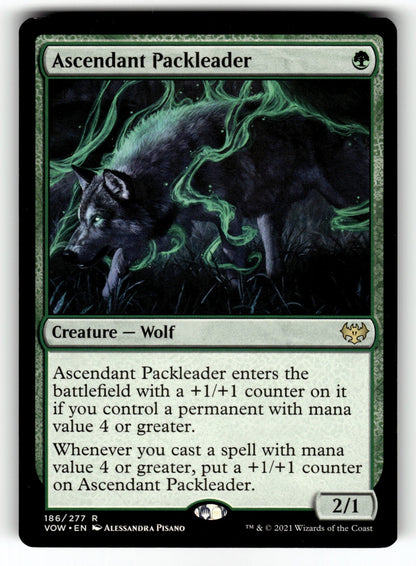 Ascendant Packleader – 186 VOW: Innistrad: Crimson Vow R LP