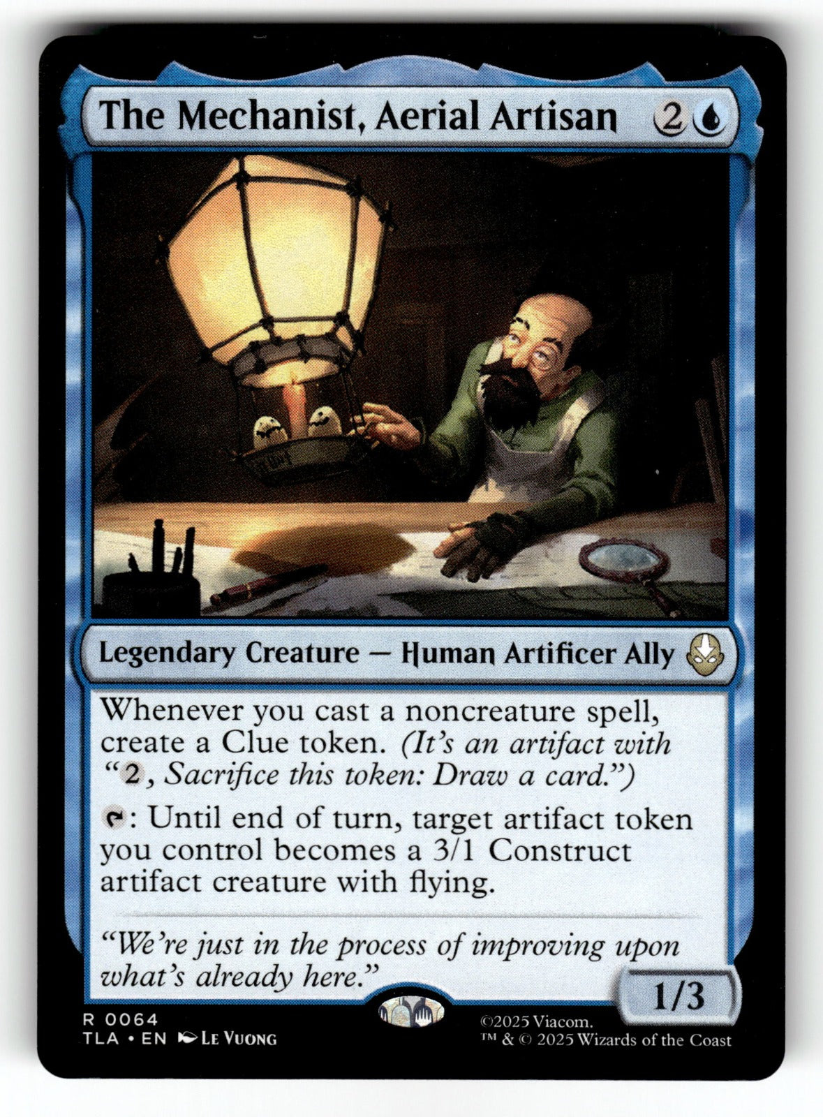 The Mechanist, Aerial Artisan – 64 TLA: Avatar: The Last Airbender R NM