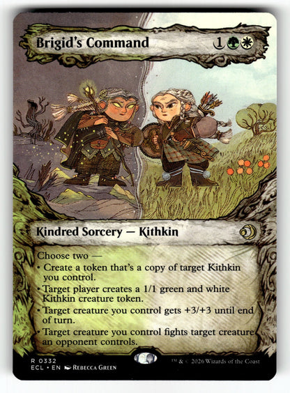 Brigid's Command (Showcase) – 332 ECL: Lorwyn Eclipsed R NM
