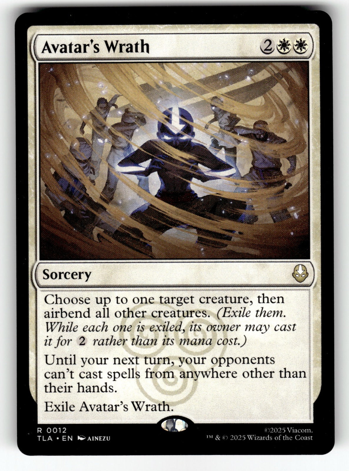 Avatar's Wrath – 12 TLA: Avatar: The Last Airbender R NM