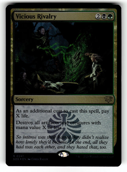 Vicious Rivalry – 241 SOS: Secrets of Strixhaven R FoilNM