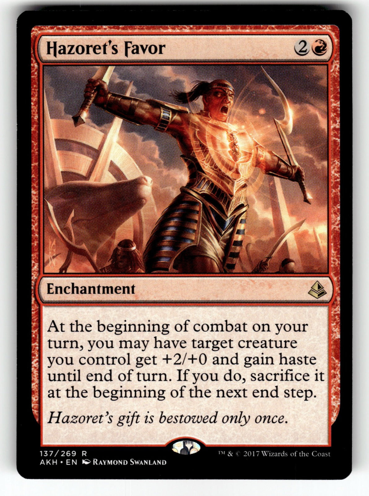 Hazoret's Favor – 137 AKH: Amonkhet R LP