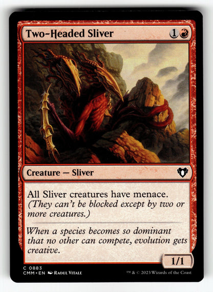 Two-Headed Sliver – 883 CMM: Commander Masters C NM