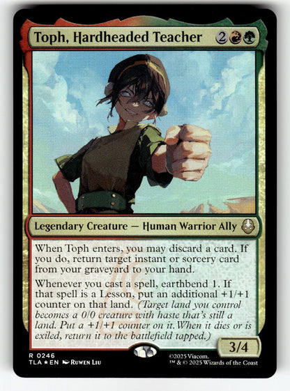 Toph, Hardheaded Teacher – 246 TLA: Avatar: The Last Airbender R FoilNM