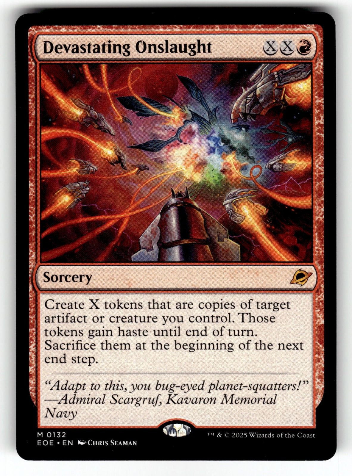Devastating Onslaught – 132 EOE: Edge of Eternities M NM