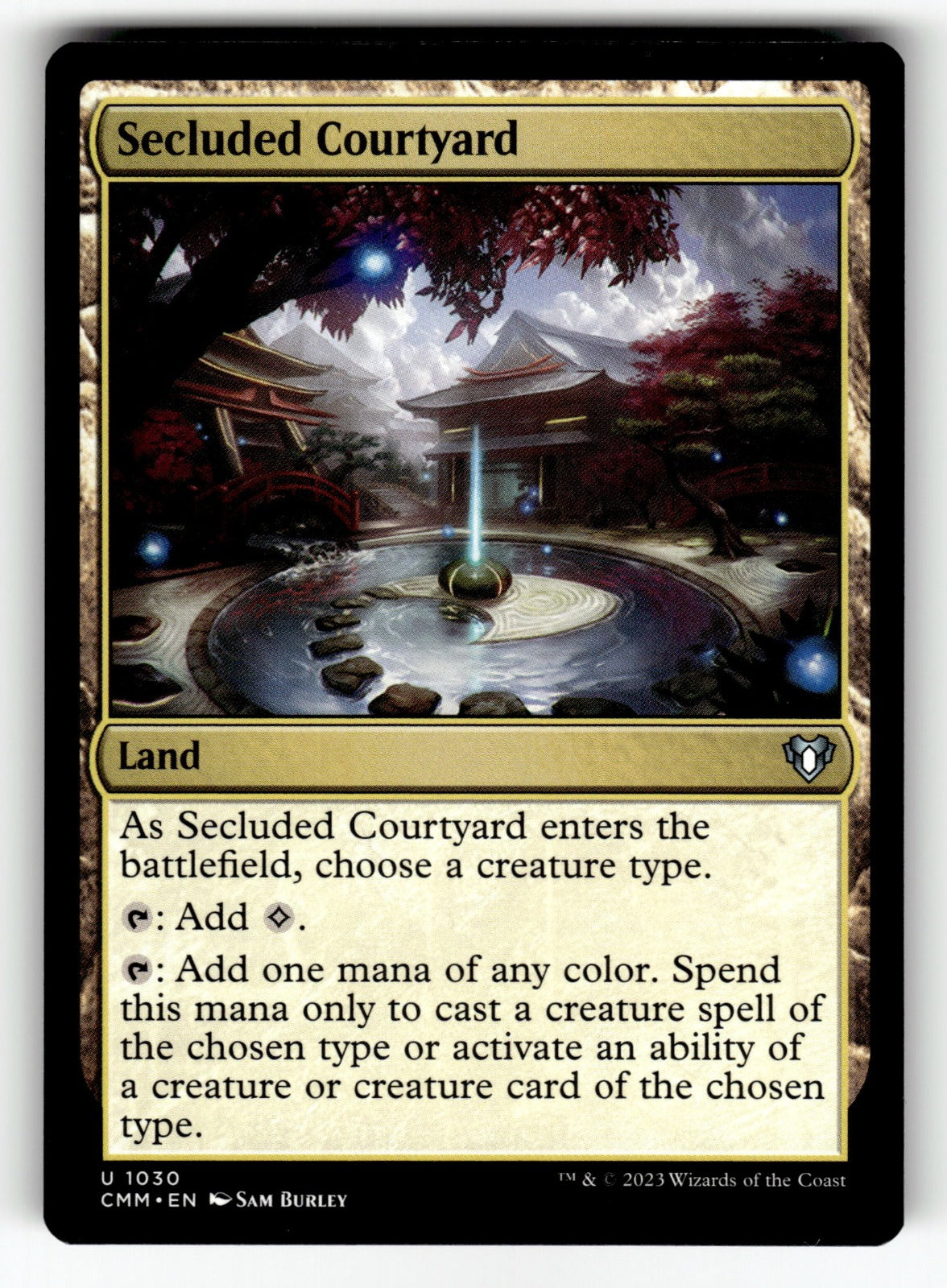 Secluded Courtyard – 1030 CMM: Commander Masters U LP