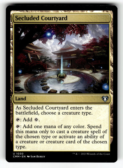 Secluded Courtyard – 1030 CMM: Commander Masters U LP