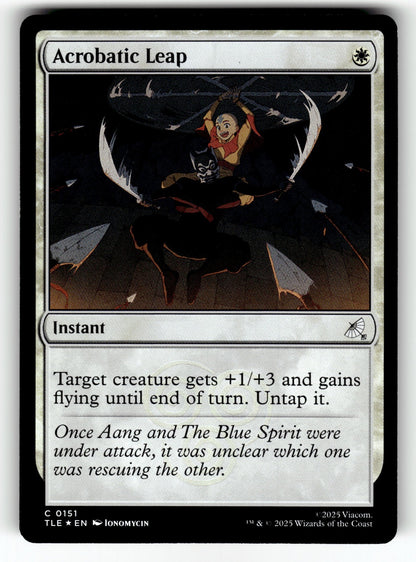 Acrobatic Leap – 151 TLE: Avatar: The Last Airbender: Eternal-Legal C Foil NM