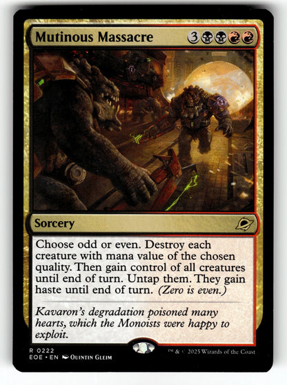 Mutinous Massacre – 222 EOE: Edge of Eternities R NM