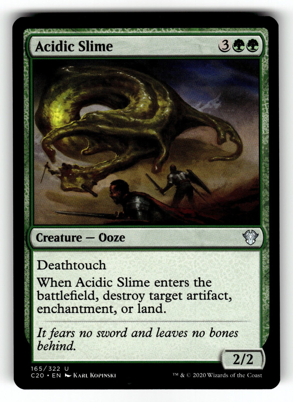 Acidic Slime – 165 C20: Commander 2020 U NM