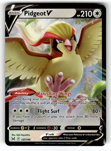 Pidgeot V – 137/196 SWSH11: SWSH11: Lost Origin Ultra Rare Holo NM