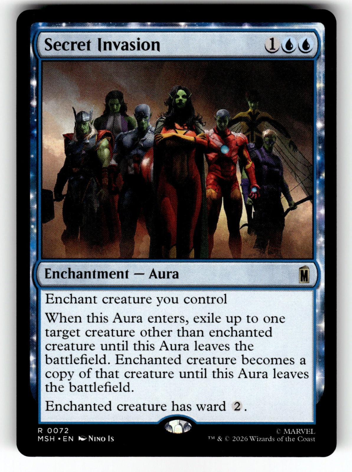 Secret Invasion – 72 MSH: Marvel Super Heroes R NM