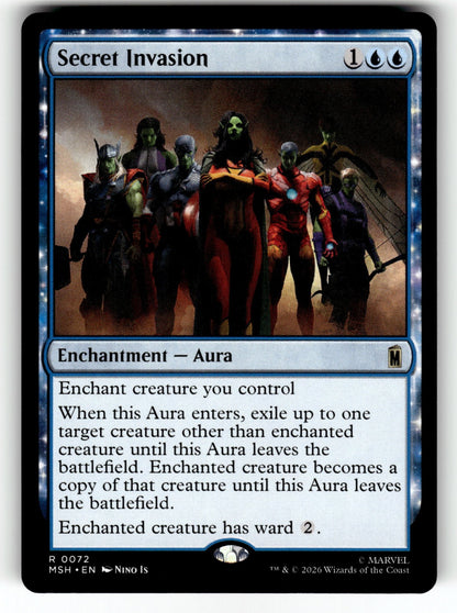 Secret Invasion – 72 MSH: Marvel Super Heroes R NM