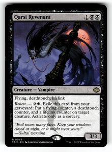 Qarsi Revenant – 86 TDM: Tarkir: Dragonstorm R NM