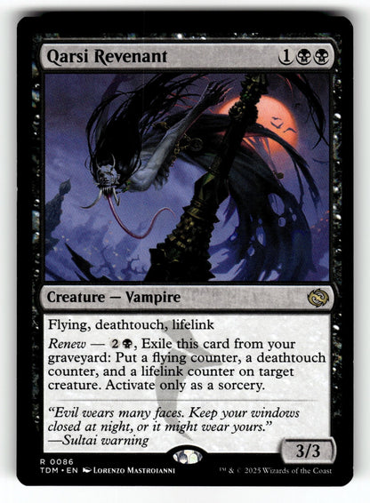 Qarsi Revenant – 86 TDM: Tarkir: Dragonstorm R NM