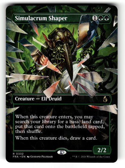 Simulacrum Shaper (Borderless) – 332 FRA: Reality Fracture R NM