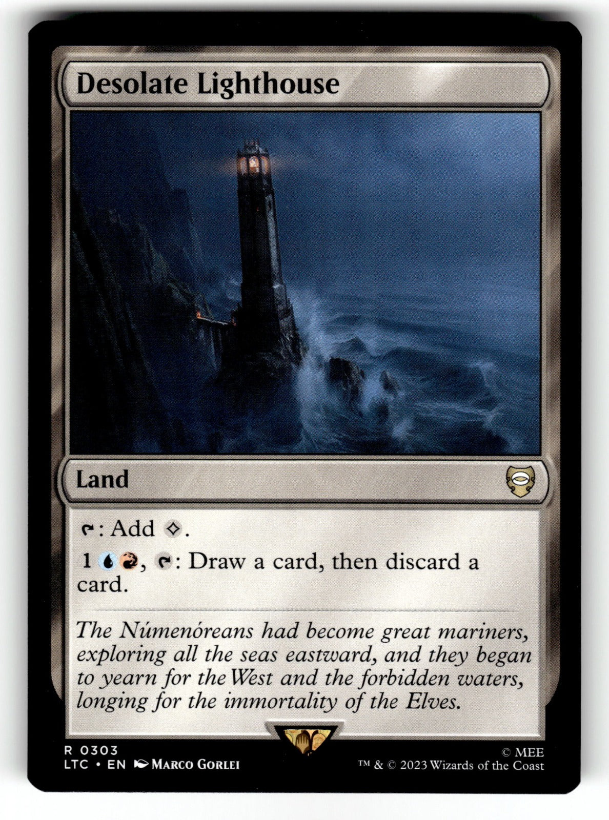 Desolate Lighthouse – 303 LTC: Commander: The Lord of the Rings: Tales of Middle-earth R NM