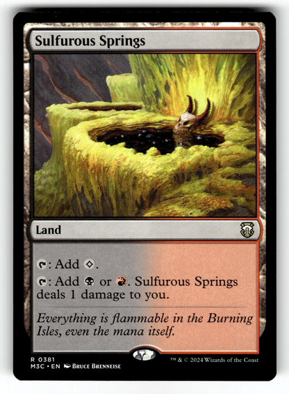 Sulfurous Springs – 381 M3C: Commander: Modern Horizons 3 R NM