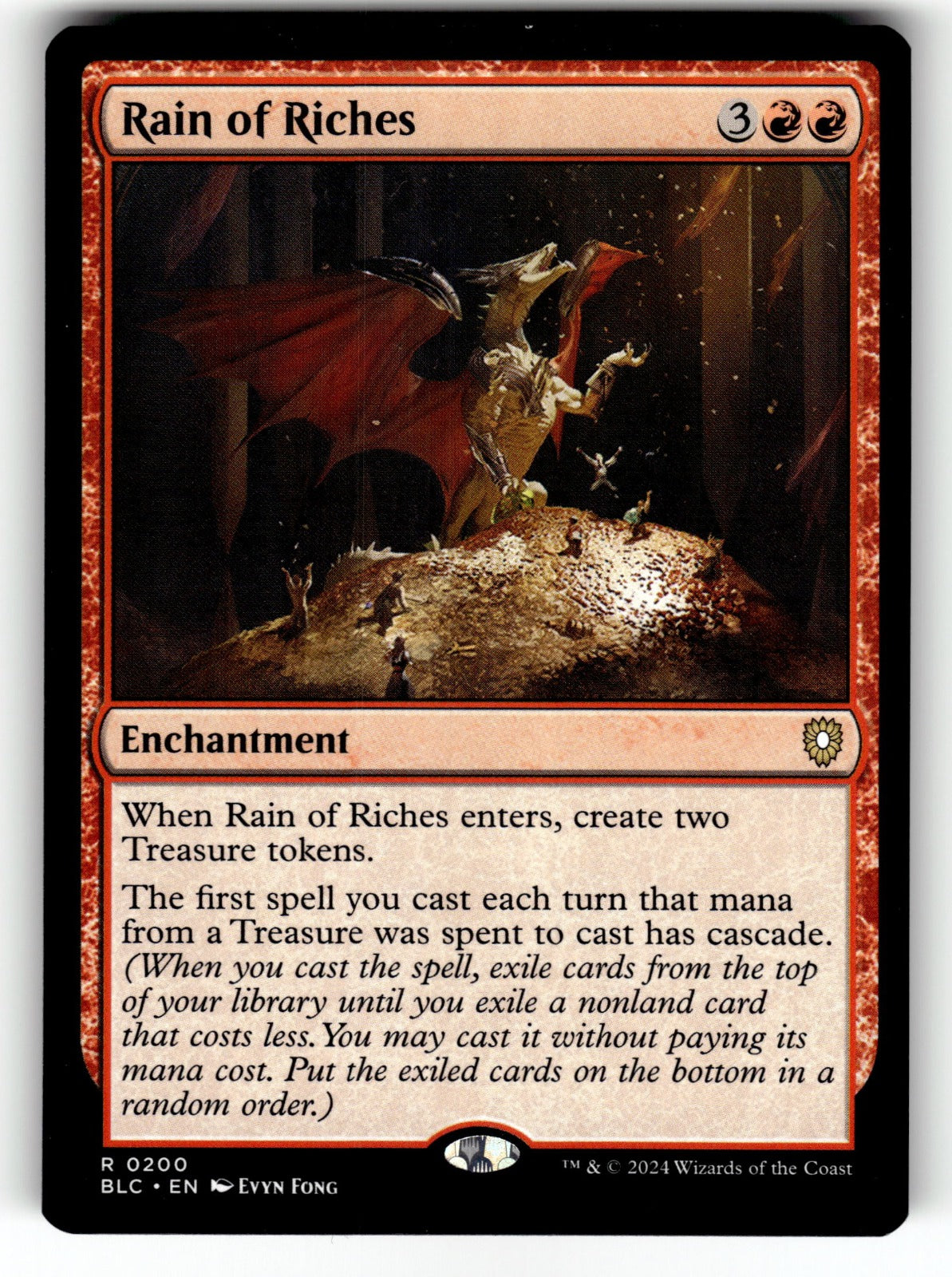Rain of Riches – 200 BLC: Commander: Bloomburrow R NM